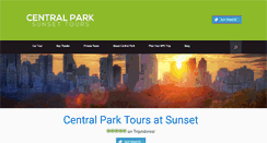 Desktop Screenshot of centralparksunsettours.com