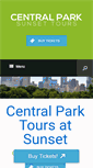 Mobile Screenshot of centralparksunsettours.com